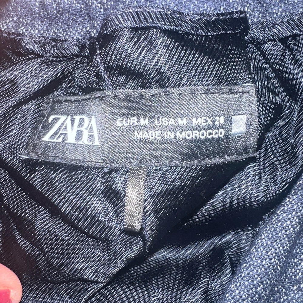 Zara Jogger Style Pants With Drawstring Size M - image 3